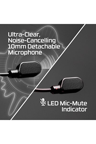 HyperX Cloud III Wired Gaming Headset - 53mm, DTS, Memory Foam, 10mm Mic, USB-C/USB-A/3.5mm (Black/R