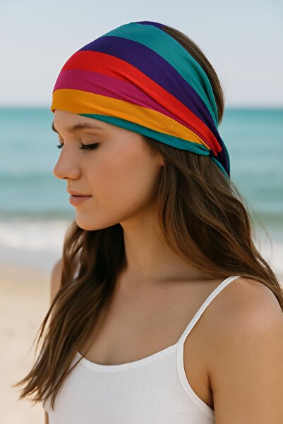 New Obsessions Φουλάρι μπαντάνα με έθνικ σχέδιο