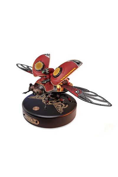 Robotime Ladybug - 3D Mechanical Puzzle Made of Metal and Plastic - 147 Pieces