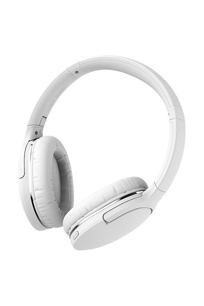 Baseus Over The Ear Headphones Encok D02 Pro, Wireless, Bluetooth 5.0, White