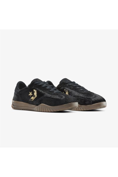 Converse Run Star Trainer Pony Hair Unisex Siyah Sneaker