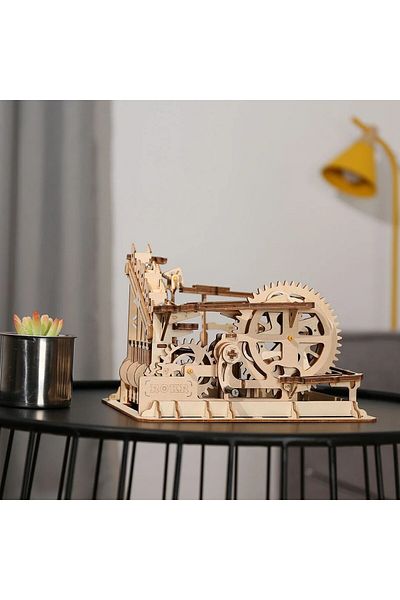 Robotime Marble Run Parkour - 3D Mechanical Wooden Puzzle - 254 Pieces