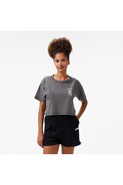 Converse Kadın Siyah T-Shirt