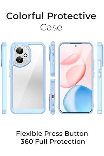 Glassology مجموعة غطاء أزرق وواقي شاشة لهاتف Honor 400