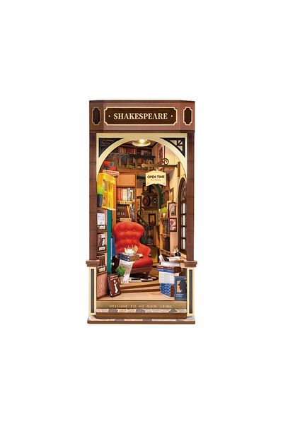 Robotime Shakespeare's Library - Library Diorama - Do It Yourself Kit - 194 Pieces