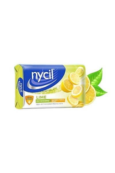 NYCIL Lime Bar Soap - 125 g x 4