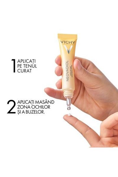 Vichy Cremă contur ochi și buze Neovadiol multi-corectoare, 15 ml, Cremă de ochi, 15 ml