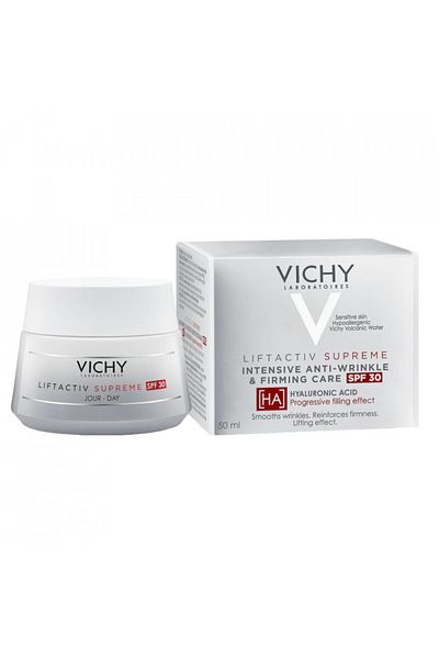 Vichy Cremă antirid Liftactiv Supreme SPF 30, pentru toate tipurile de ten, cremă, 50 ml