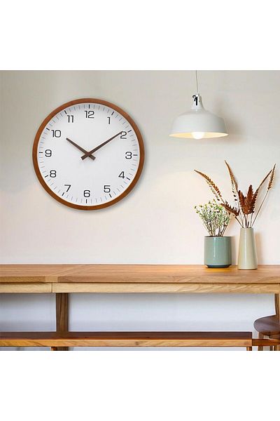 Danube Home Sansa PP Simply Wall Clock White 60x60x6