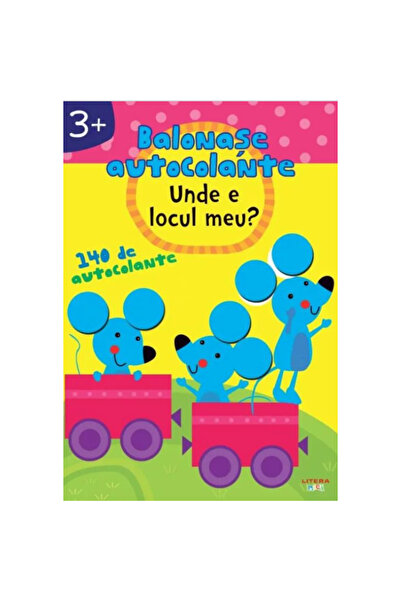Litera Autocolante cu baloane. Unde e locul meu? 3+