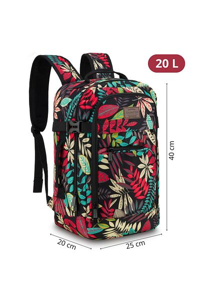 zagatto Cabin Backpack, Multicolor, 20L, Wizz Air & Ryanair Size, Waterproof, ZG989