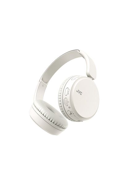 JVC HA-S36W-W-U On-Ear audio headphones, Bluetooth, microphone, White