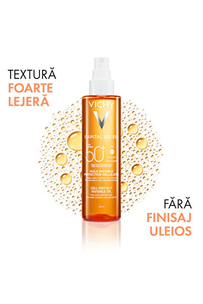 Vichy CAPITAL SOLEIL spray oil invisible cell protect SPF50 200 ml
