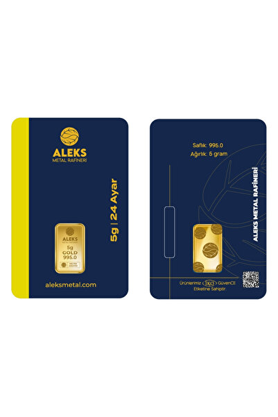 aga kulche 5 gr 995 24 Ayar AMR Külçe Altın