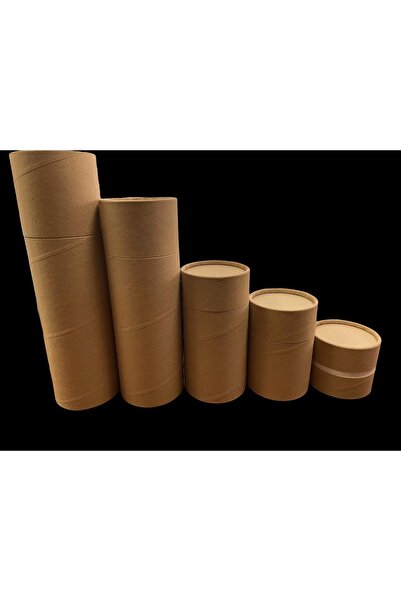 TEBE GROUP Silindir Kraft Karton Kutu 9X30 (25 adet)