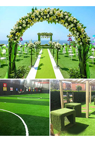 sharpdo 1-Pcs Simulated Lawn Carpet and Artificial Turf, Suitable for Outdoor Venues 200*400CM