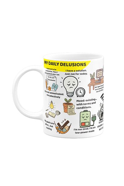 Muheb Coffee Mug - My Daily Delusions