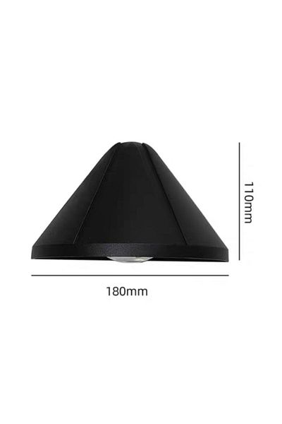 Danube Home Milano Outdoor Light 23143-3W-Ww-Blk