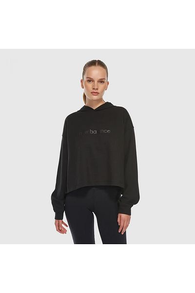 New Balance Black Women's Sweatshirt - Wnh3413