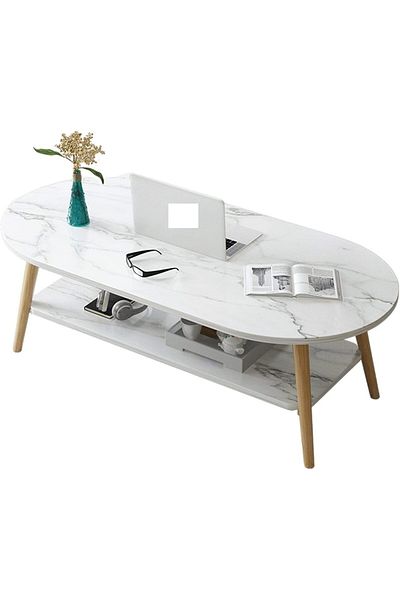 Generic Coffee End Table, Nightstand, Industrial End Table Sofa Side Table Small Circle Table With 2-tier St