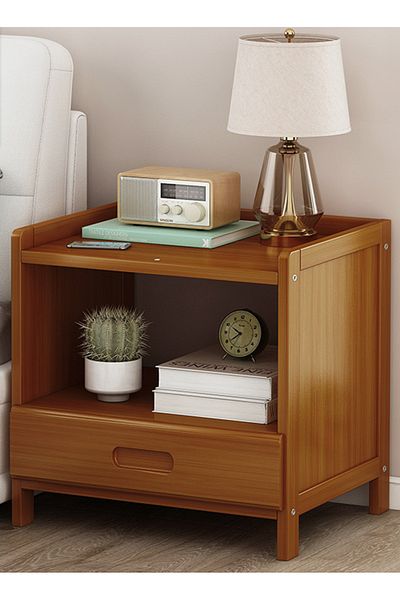 sharpdo Home Modern Simple Bedside Table with Drawer Storage Cabinet 42*30*40CM