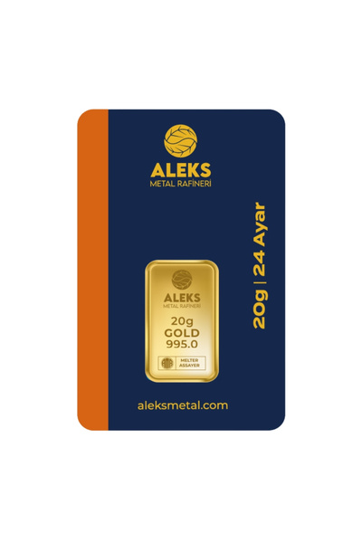 aga kulche 20 gr 995 24 Ayar AMR Külçe Altın