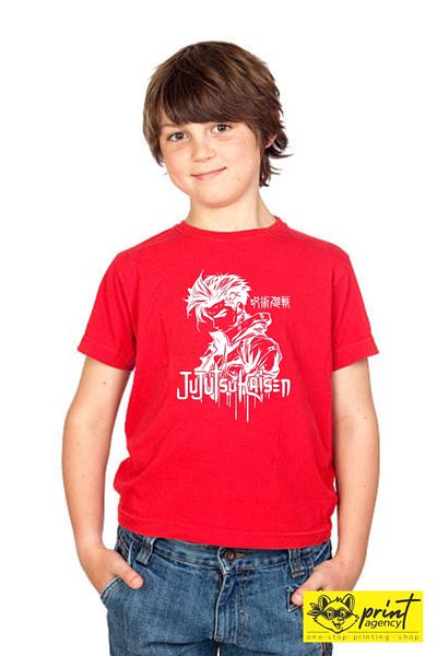 Funny Gift Jujutsu Kaisen Kids Short Sleeve T-Shirt