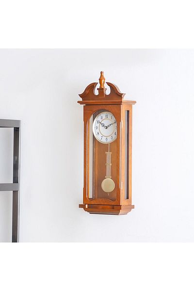 Danube Home Cambridge Grandfather Wall Clock 27X13.6X72.5Cm Brown