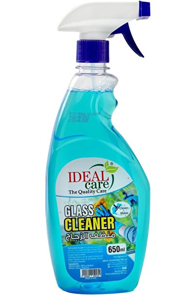 Ideal Pack Glass Cleaner Spray – 650 ml | Streak-Free Shine | Powerful Ammoni...