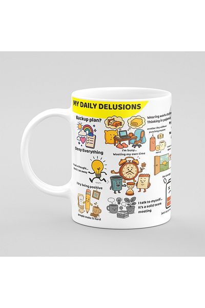 Muheb Coffee Mug - My Daily Delusions