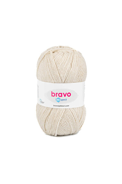 Bravo Respect Acrylic Cotton Classic Yarn 100 Gr 230 Meters Stone Color (Color Code:10)