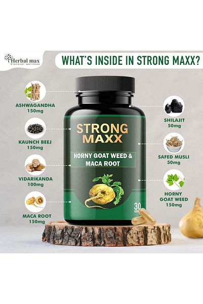HERBAL MAX Strong Maxx 30 Capsules