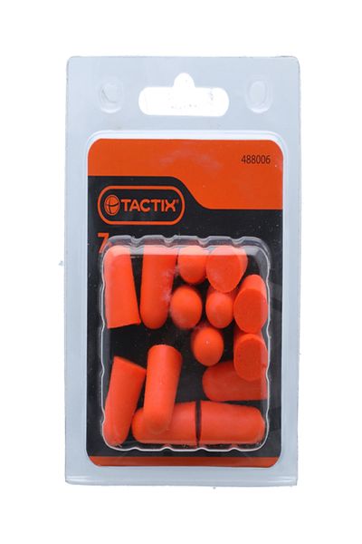 Tactix 4-Piece Round Hearing Protector Disposable Earplugs