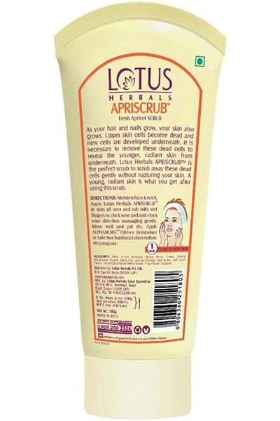 Lotus Herbal APRISCRUB FRESH APRICOT SCRUB - 180 GM