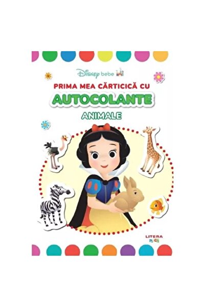 Litera Prima mea carte cu stickere. Animale