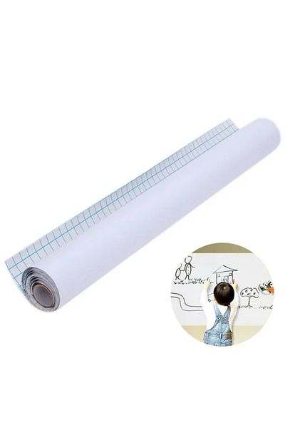 MaffStuff Autocolant Tablă Școlară Autoadezivă pentru Scris cu Marker – Folie Whiteboard 45cm x 2m