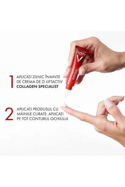 Vichy Liftactiv Collagen Specialist Cremă antirid pentru ochi Vichy, 15 ml