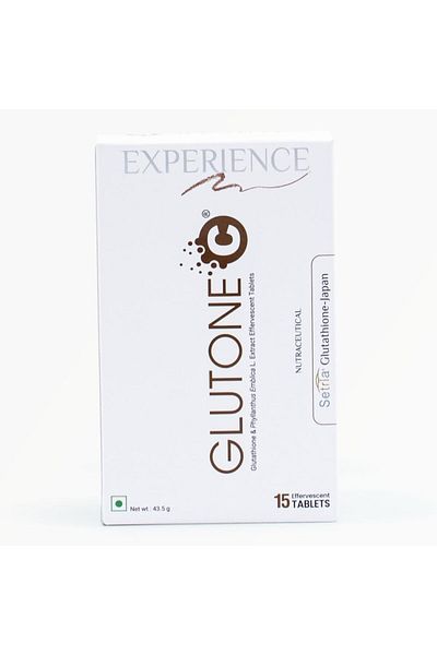 Glutone Câ€“Glutathione & Vitamin C Effervescent Tablets 15