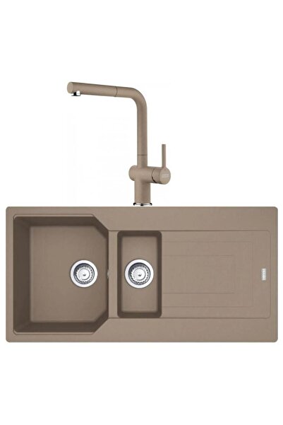 Franke Urban UBG 651-100 Oyster Granit Evye Active Plus Doccia 2.0 Batarya Set