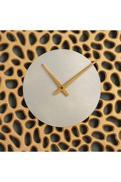 Danube Home Cambridge Honeycomb Wall Clock 60X60X4Cm Gold