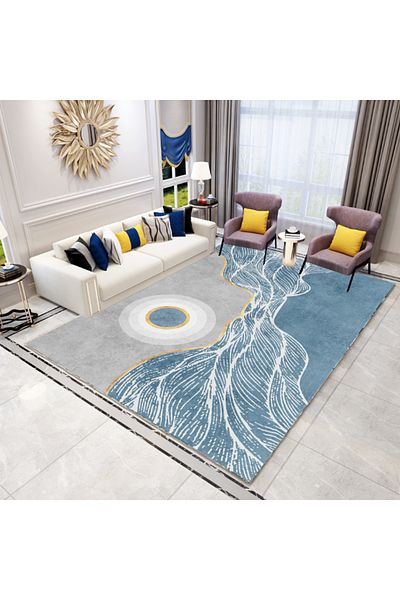 sharpdo Modern Minimalist Bedroom Living Room Carpet