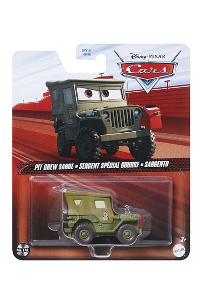 CARS CARS3 PIT CREW SARGE CHARACTER METAL CAR