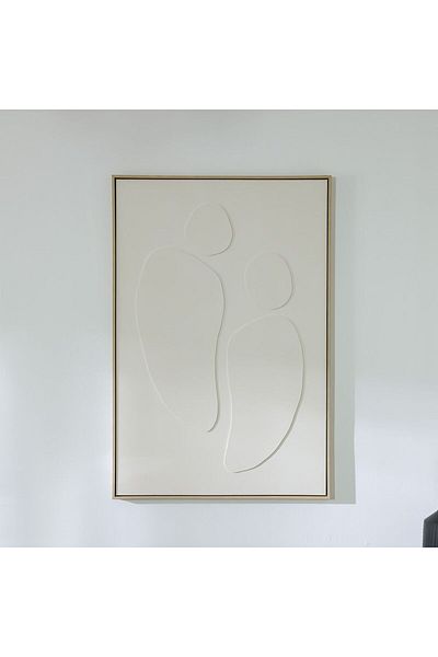 Danube Home SS25 Cyprus Canvas 3D Us 1 Framed Wall Art 82.6X122.6Cm