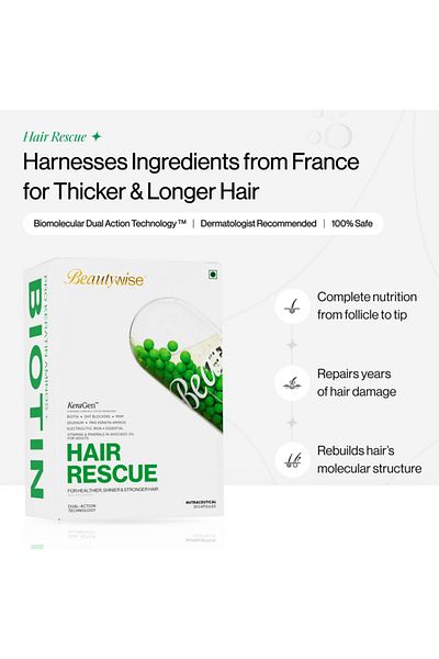 Beautywise Hair Rescue Biotin Capsules( 30 capsules)