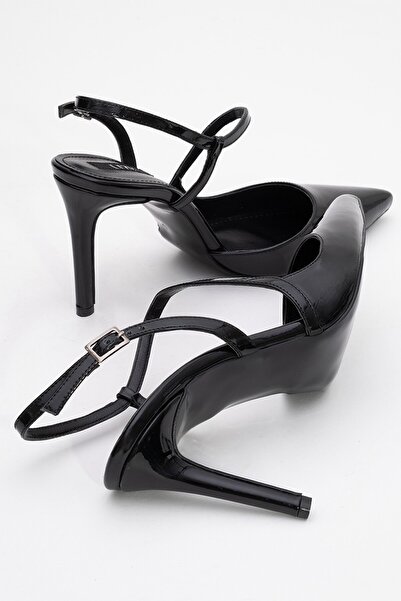 Lizy Shoes Rugan Topuklu Ayakkabı