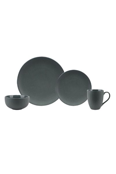 Bien Servi 16-Piece Elegant Design Dinner Set Dusty Blue