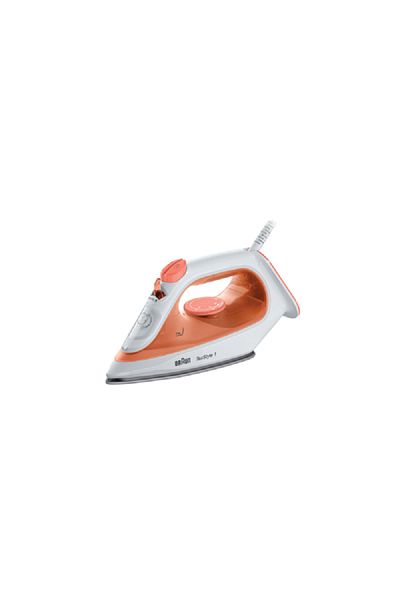 Braun 1900W Steam Iron Orange and White 220ml