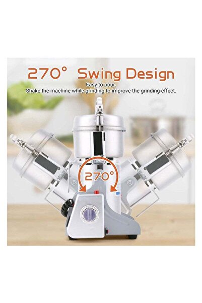 COOYA High-Speed Electric Grain Grinder Mill Coffee Grinder, Swing Style Spice Grinder Pulverizer 