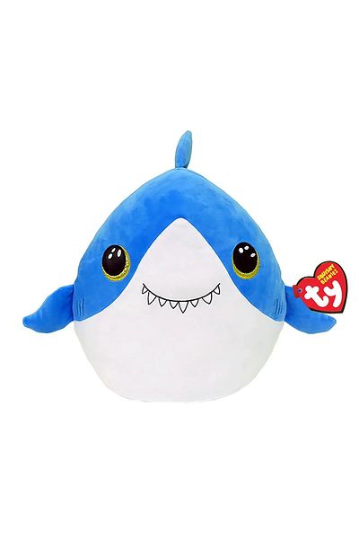 Squish-a-Boos PLUS TY SQUISHY BEANIES FINSLEY SHARK 22CM