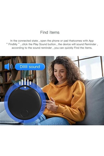 UanTii Smart Finder Bluetooth Tracker Smart AirTag Anti Lose Reminder Key Finder Works with IOS Find